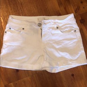 Cato white denim shorts size 4